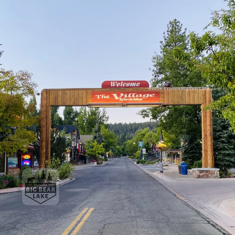 the village at Big Bear Lake copyright ExploreBigBearLake.com